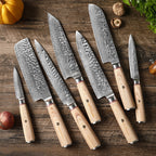 Damascus Steel Kitchen Knife Set