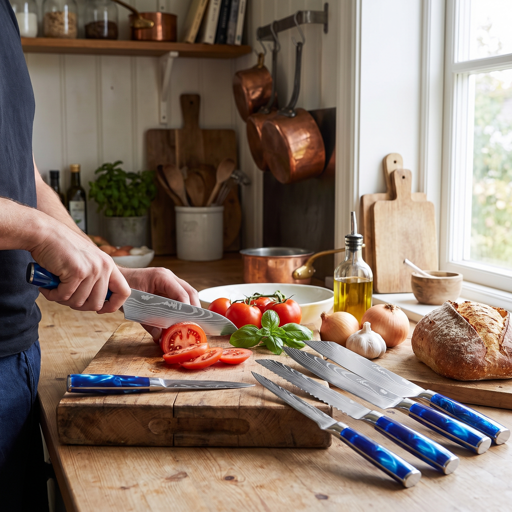 Multi-purpose Resin Handle Knife Set