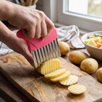 Stainless Steel Potato Cutting Manual Household Wave Knife Kitchen Gadgets French Fries Cutting