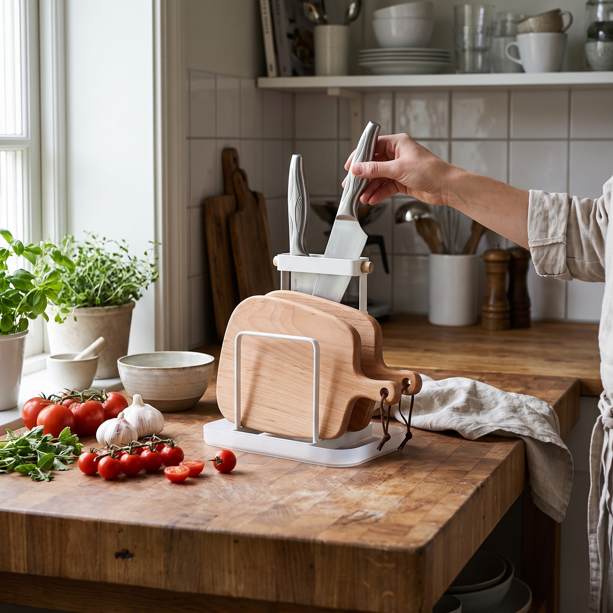 Kitchen Racks Cutting Board Racks Household Knife Racks