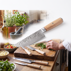 Damascus Steel Kitchen Knife Set