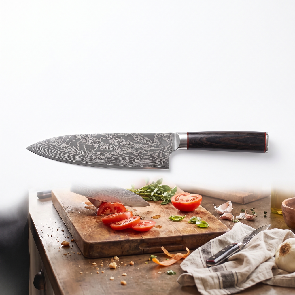 Damascus Steel Chef's Knife Chef's Set