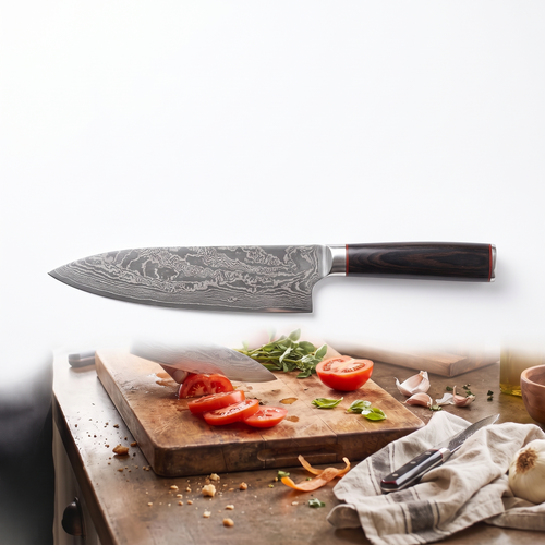 Damascus Steel Chef's Knife Chef's Set