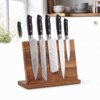 Kitchen Magnetic Wooden Knife Holder