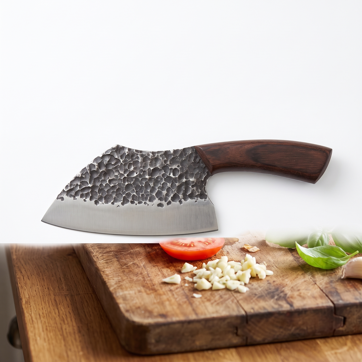 Hand Hammered Kitchen Knife Stainless Steel Outdoor Kitchen Deboning Knife